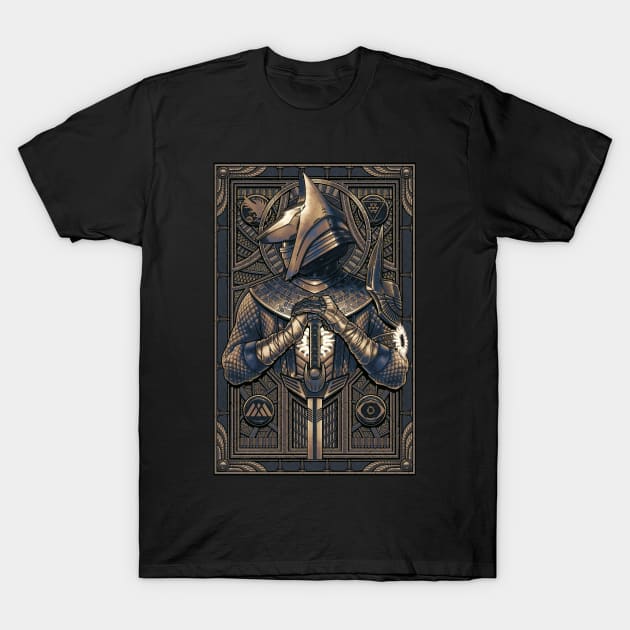 Sarcophagus of the Exile - Warlock T-Shirt by IanPesty